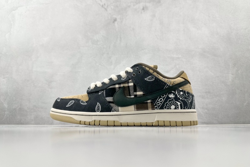 市場最真版本Travis Scott x Nike Dunk SB Low "Jackboys" 腰果花印花