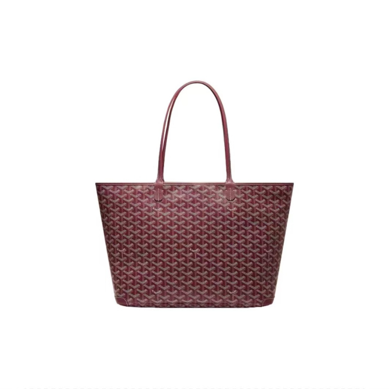 GOYARD 戈雅 Artois Y字老花滿印皮革包角拉鏈 托特包購物袋 香港高仿包包