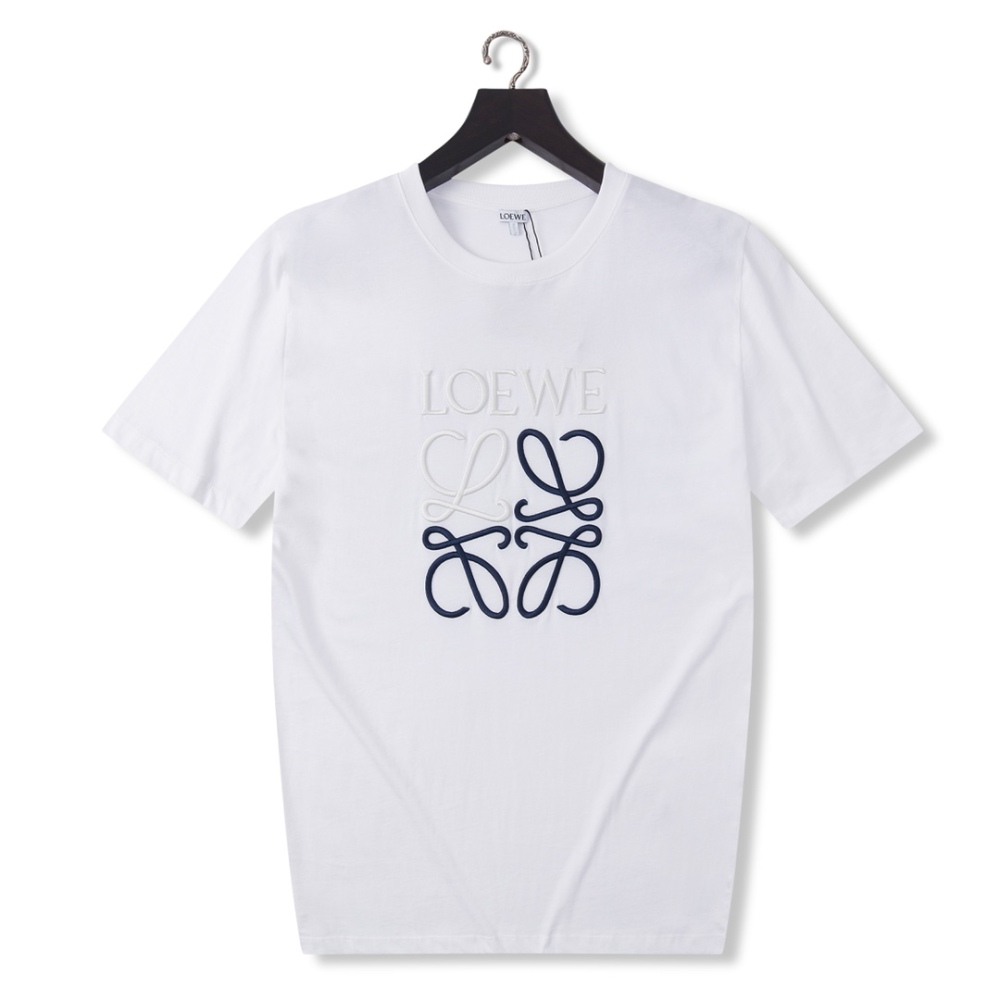 香港高仿衣服 LOEWE 羅意威 漸變刺繡短袖