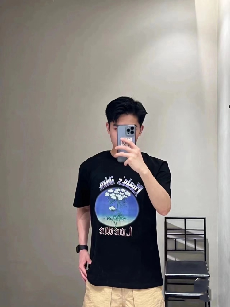 香港高仿衣服 LOEWE 羅意威 PAULA花兒短袖