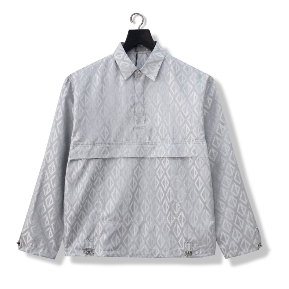 香港高仿衣服 DIOR迪奧 桑蠶絲提華套頭襯衫