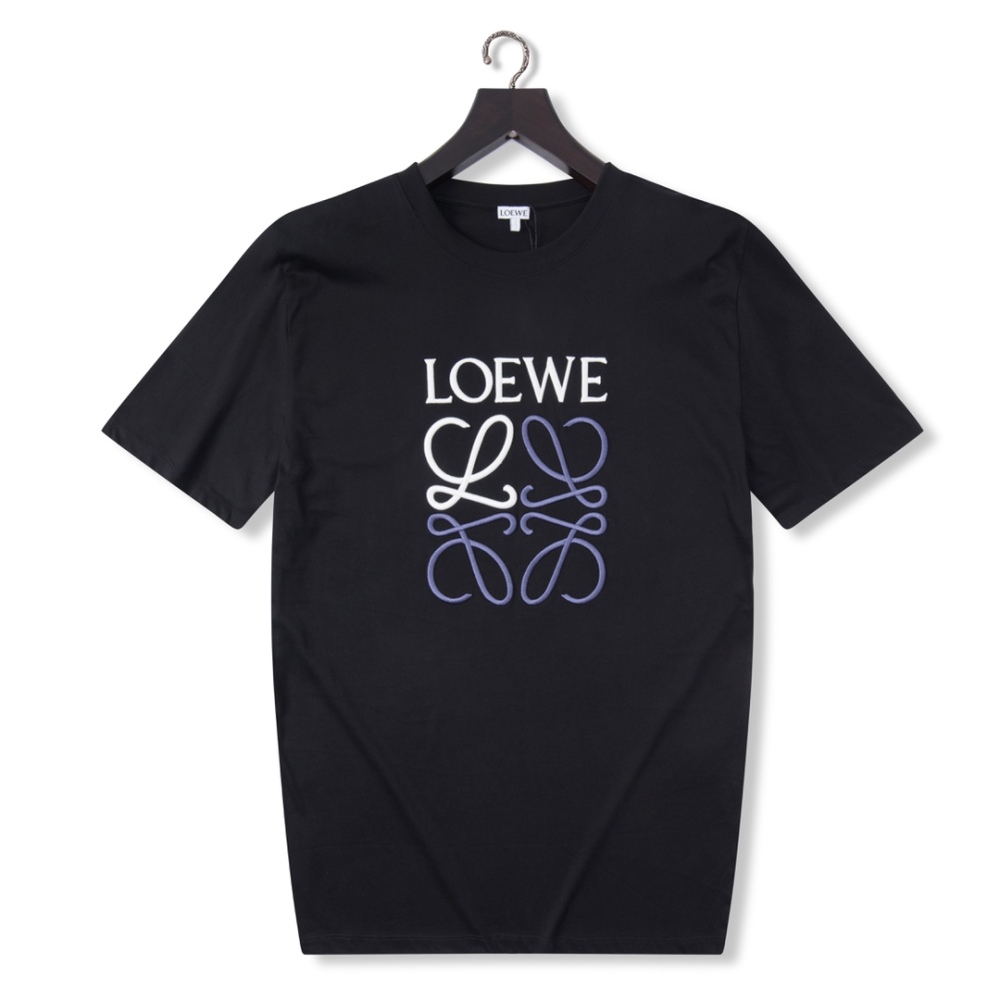 香港高仿衣服 LOEWE 羅意威 漸變刺繡短袖
