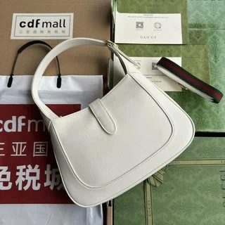 Gucci Jackie 小號肩背包 | 頂級皮革與淺金色調配件