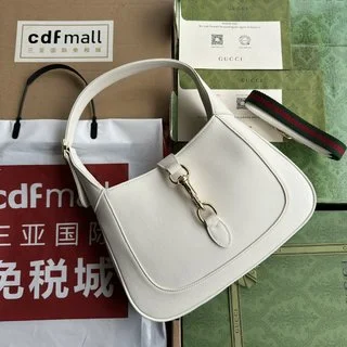 Gucci Jackie 小號肩背包 | 頂級皮革與淺金色調配件
