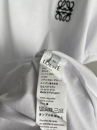 羅意威高級絲光棉經典徽標寬松款短袖T恤 | 男女同款
