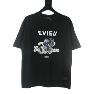 『兒童樂繽紛』EVISU 1991福神錦鯉印花短袖T恤 | 充滿日式傳統與玩味