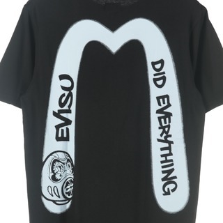 『街頭個性』Evisu達摩大M塗鴉印花短袖T恤 | 玩味十足的時尚選擇