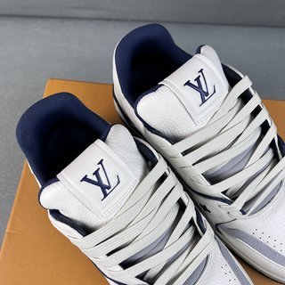 全新升级—高仿LV Trainer白蓝水泥顶级代购款
