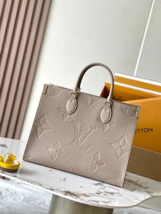 復刻 LV ONTHEGO 中號手袋｜大象灰高仿奢侈品包包