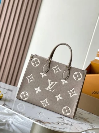 復刻 LV ONTHEGO 中號手袋｜優雅大象灰高仿名牌包