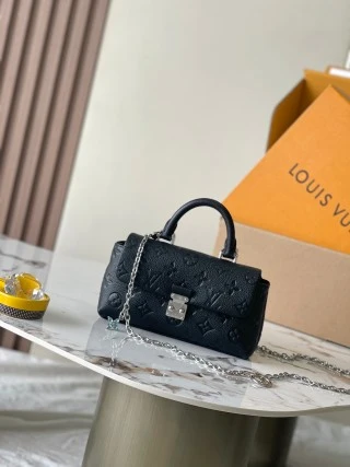 復刻 LV Nano Madeleine 手袋｜黑色芯片版高仿奢侈品包包