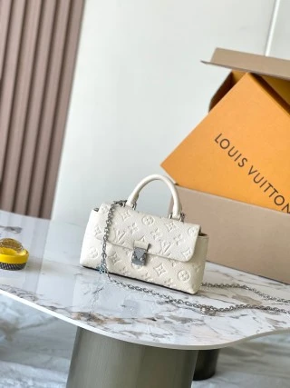 復刻 LV Nano Madeleine 手袋｜白色芯片版高仿奢侈品包包