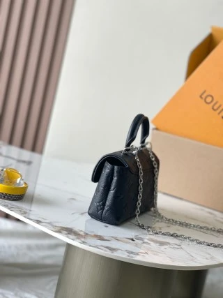 復刻 LV Nano Madeleine 手袋｜黑色芯片版高仿奢侈品包包