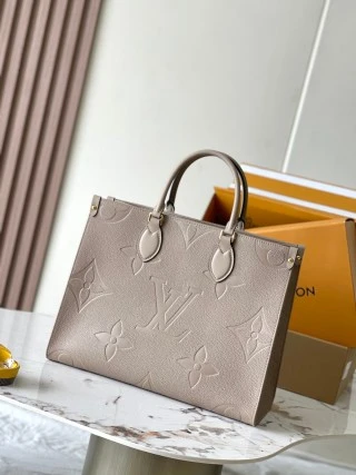 復刻 LV ONTHEGO 中號手袋｜大象灰高仿奢侈品包包