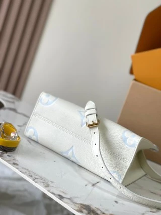 高仿奢侈品包包｜復刻 LV ONTHEGO 小號手袋 冰白藍款