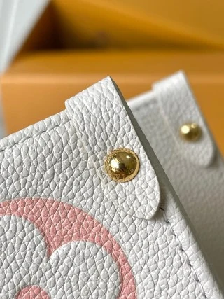復刻 LV ONTHEGO 中號手袋｜白粉色高仿奢侈品包包