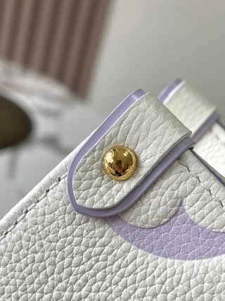 復刻 LV ONTHEGO 小號手袋｜奶白紫高仿奢侈品包包