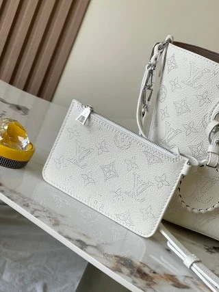 復刻 LV Bella 小号手袋｜白色動態芯片版高仿奢侈品包包