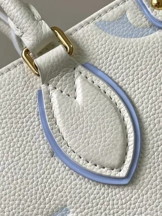 高仿奢侈品包包｜復刻 LV ONTHEGO 小號手袋 冰白藍款