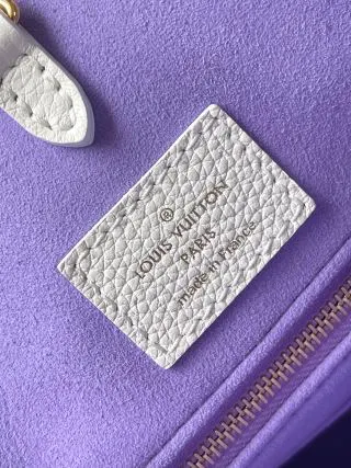 復刻 LV ONTHEGO 中號手袋｜白紫色高仿奢侈品包包