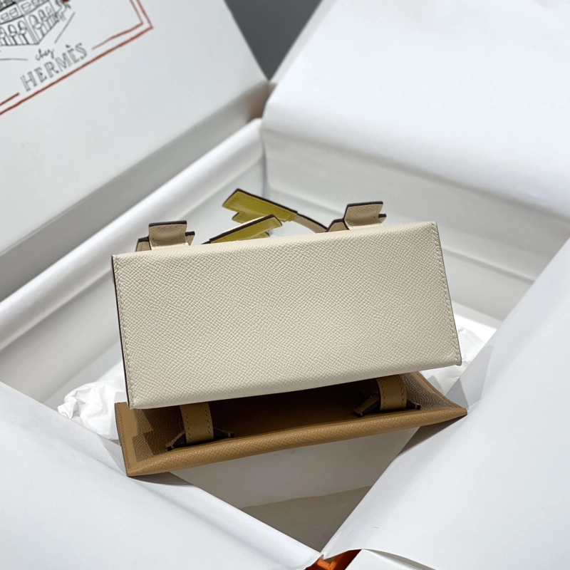 【頂級高仿復刻】Hermès Kelly Doll Picto 奶油白｜1:1復刻千禧娃娃