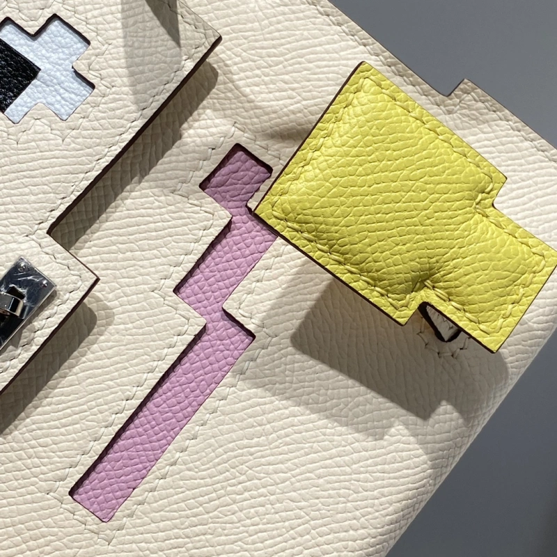 【頂級高仿復刻】Hermès Kelly Doll Picto 奶油白｜1:1復刻千禧娃娃