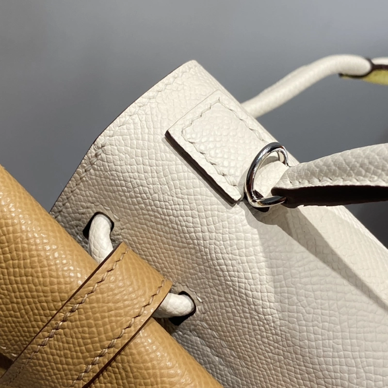 【頂級高仿復刻】Hermès Kelly Doll Picto 奶油白｜1:1復刻千禧娃娃