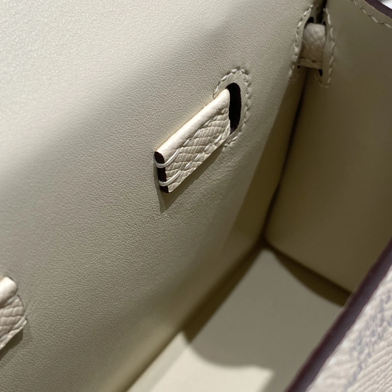 【頂級高仿復刻】Hermès Kelly Doll Picto 奶油白｜1:1復刻千禧娃娃