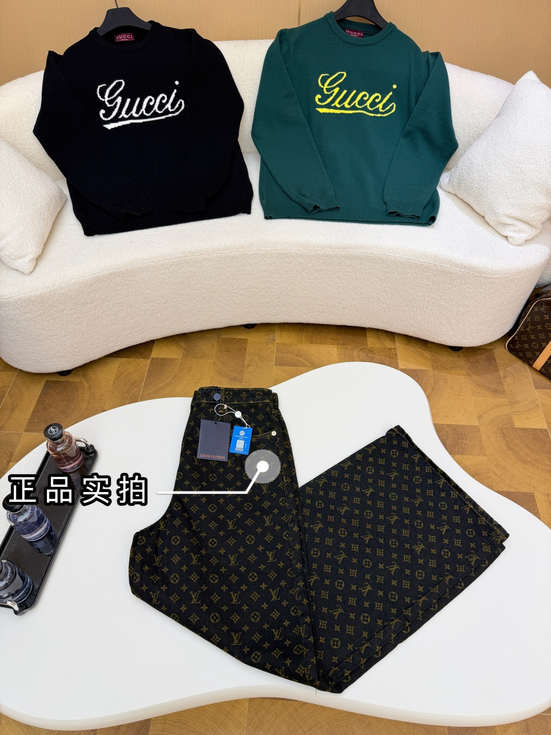 LV丹寧褲正品實拍圖