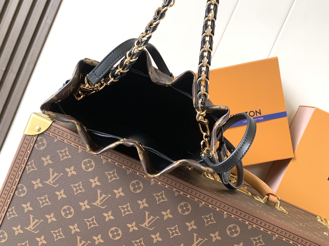 【顶级原单】路易威登 No&eacute; Trunk 硬箱水桶包 - Monogram細節圖