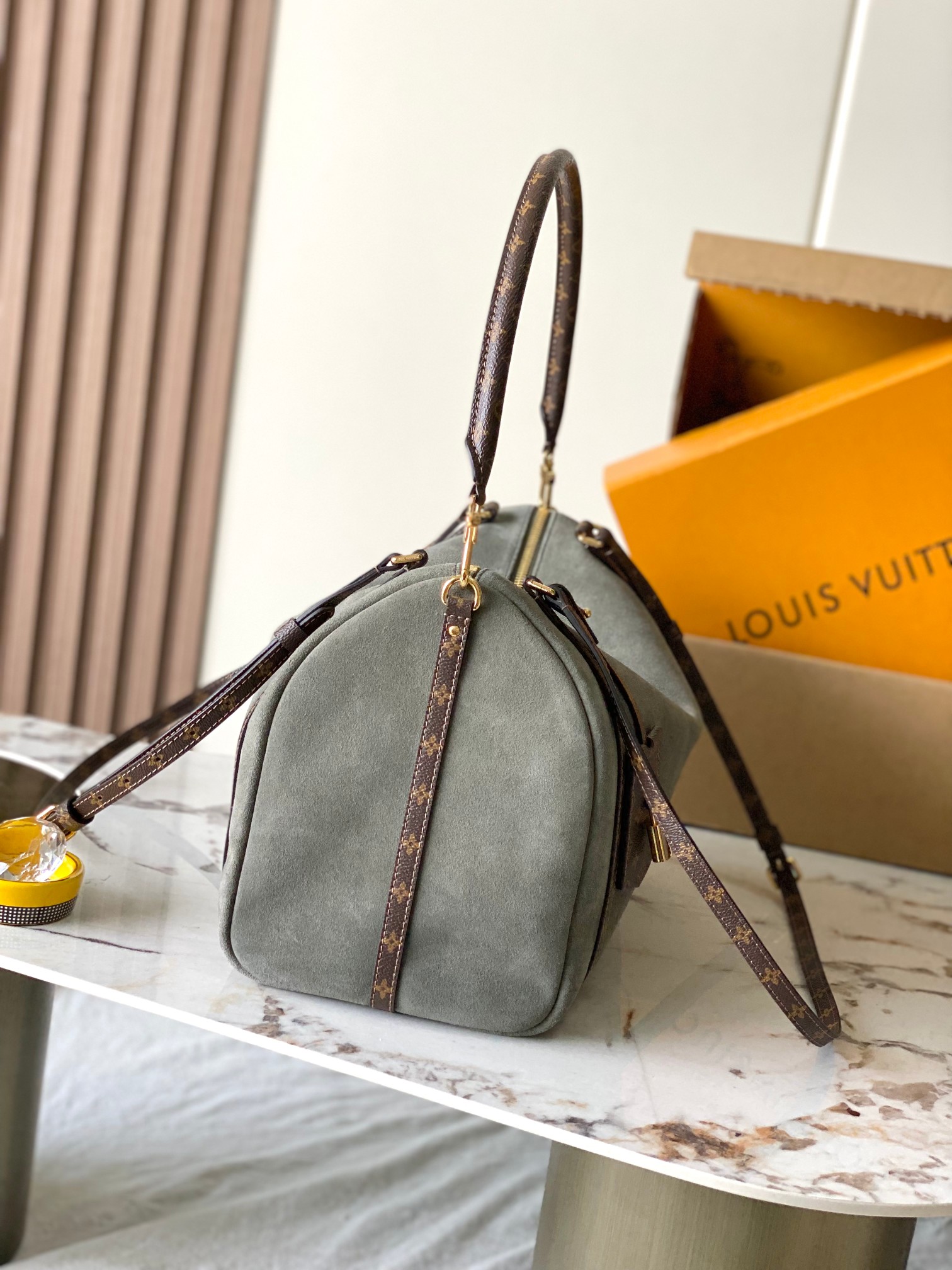 【頂級原單】路易威登 Speedy Soft 30 (LV Vibe) 手袋  側面圖