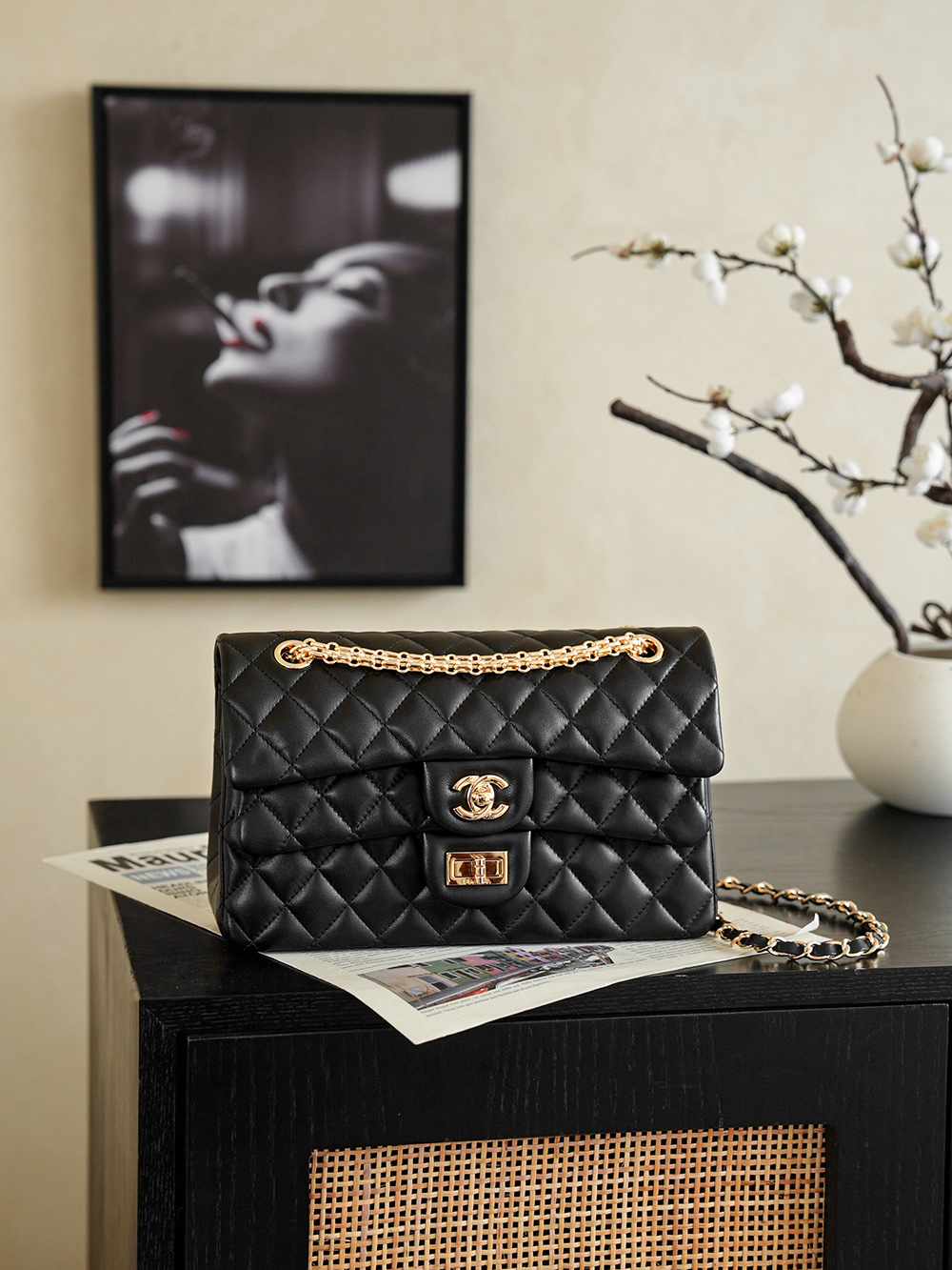 頂級復刻 Chanel CF 2.55 迷你手袋 正面圖
