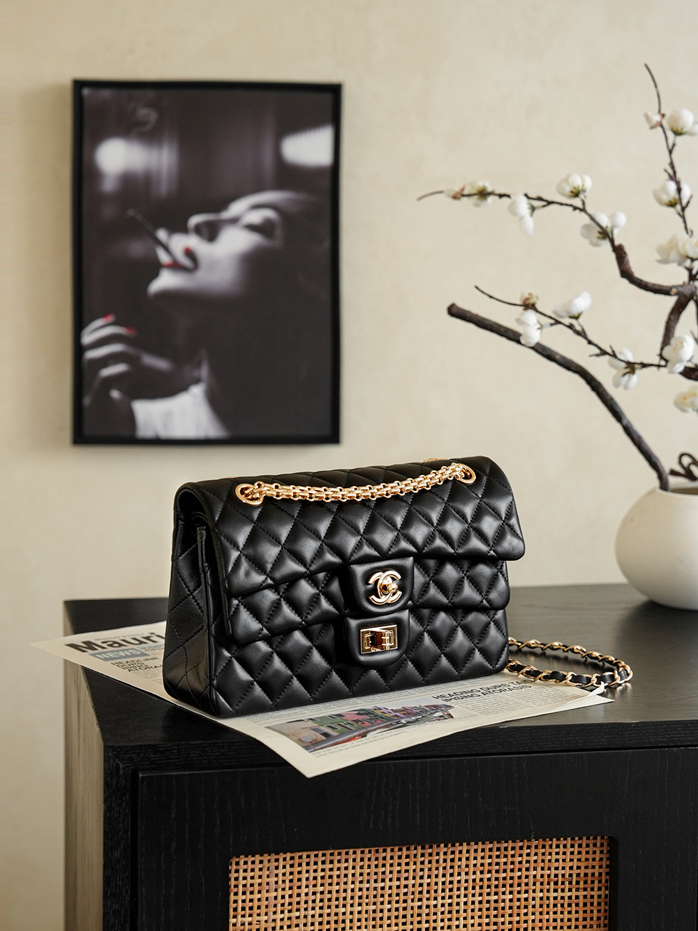 頂級復刻 Chanel CF 2.55 迷你手袋 正面圖