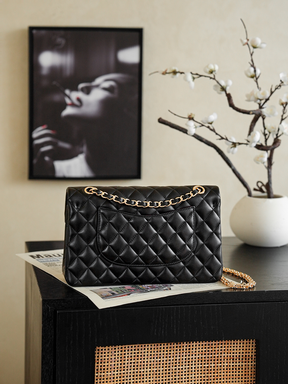 頂級復刻 Chanel CF 2.55 迷你手袋 背部圖