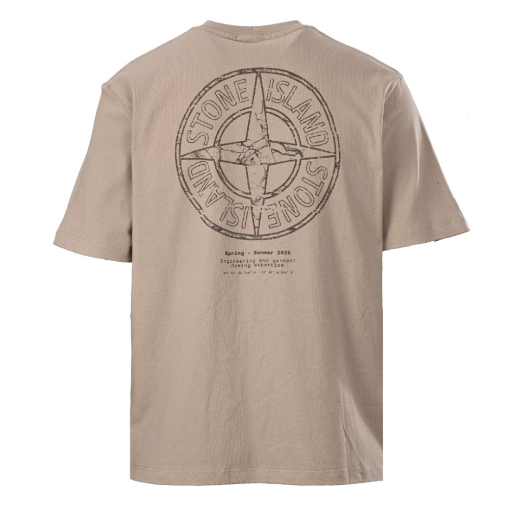 STONE ISLAND 石头岛 胸前印花短袖T恤 230克空气层