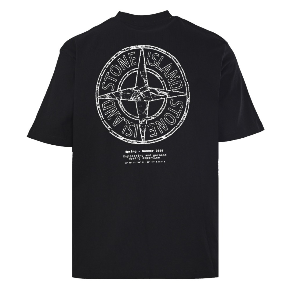 STONE ISLAND 石头岛 胸前印花短袖T恤_002 230克空气层