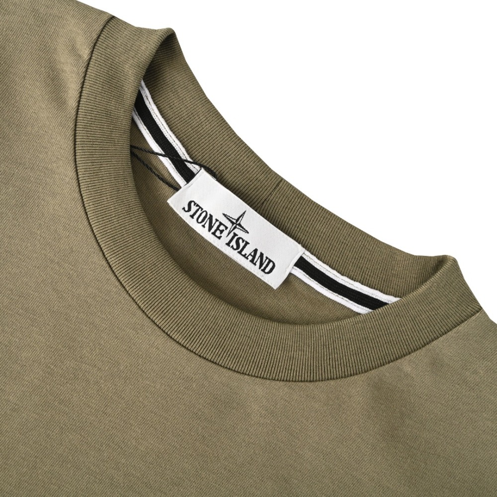 STONE ISLAND 石头岛 胸前印花短袖T恤_001 230克空气层