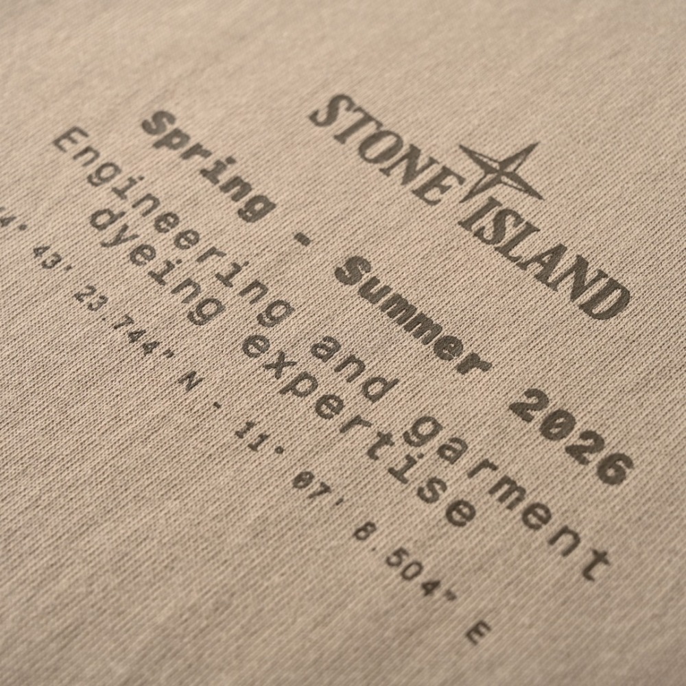 STONE ISLAND 石头岛 胸前印花短袖T恤 230克空气层