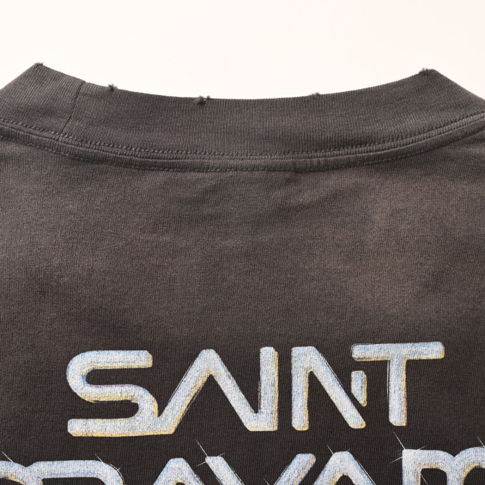 SAINT MICHAEL SAINT MICHAEL SM 机械霸王龙印花短袖T恤当经第1角度展示 頂級復刻品質