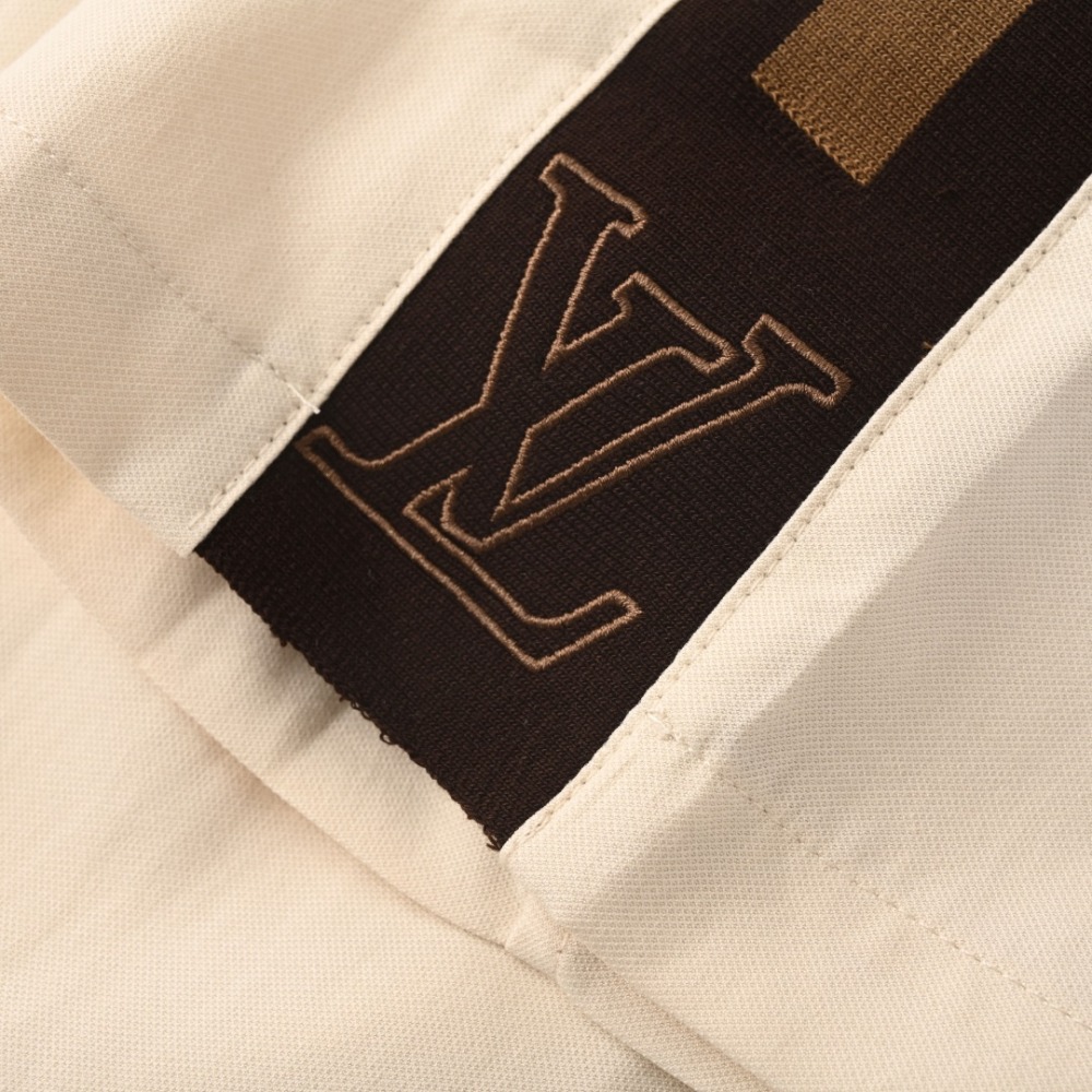 LOUIS VUITTON LOUIS VUITTON LV 肩条纹刺绣标识短袖衬衫正品第2角度展示 頂級復刻品質