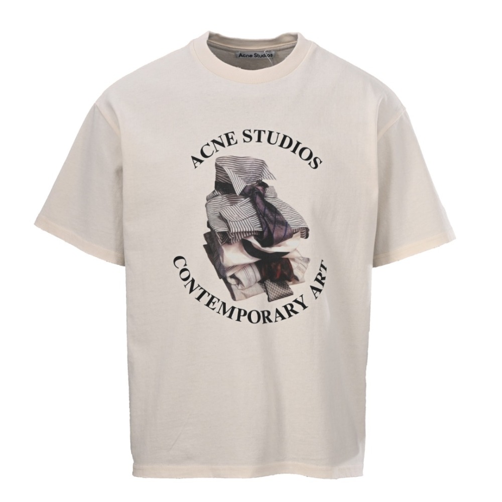 背面細節 ACNE STUDIOS 衣服印花短袖T恤 原版杭州国专34 ACNE STUDIOS復刻版