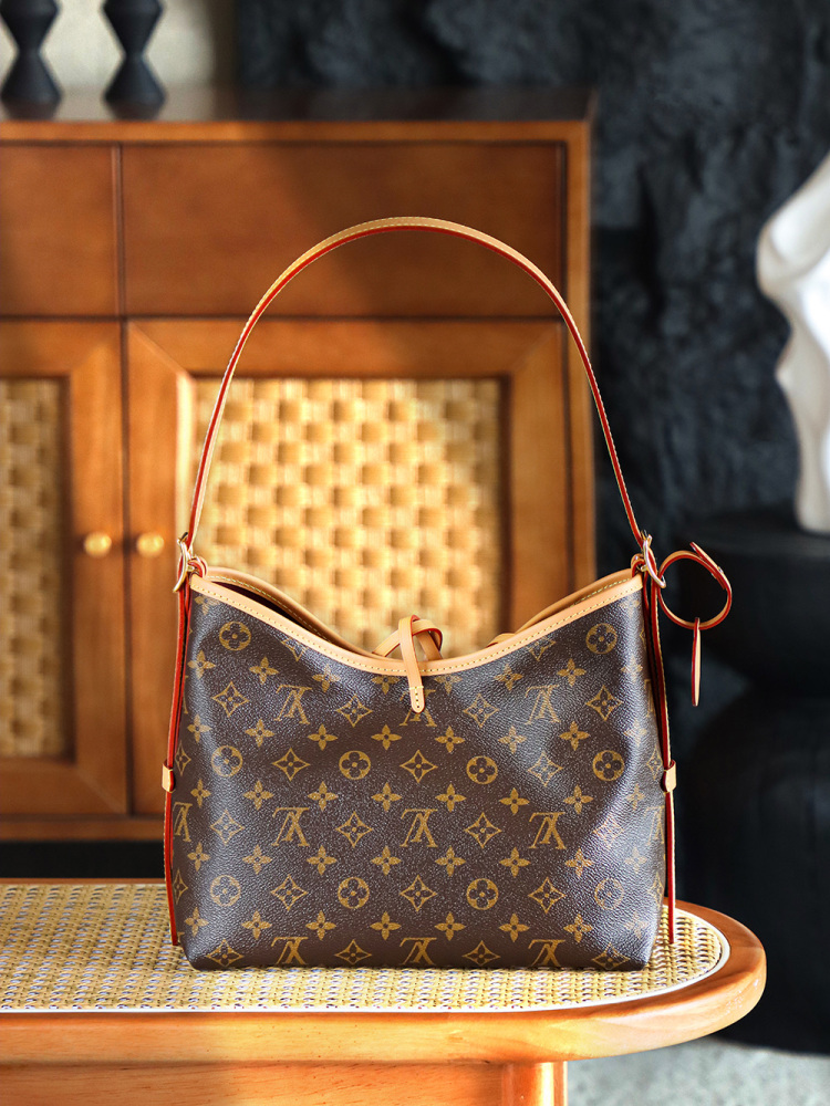 背面細節 LV M46203 CARRYALL 小號手袋 頂級復刻