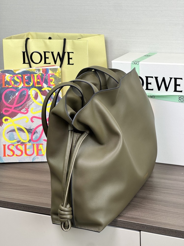 皮革質感特寫 LOEWEFlamenco 福袋 頂級復刻