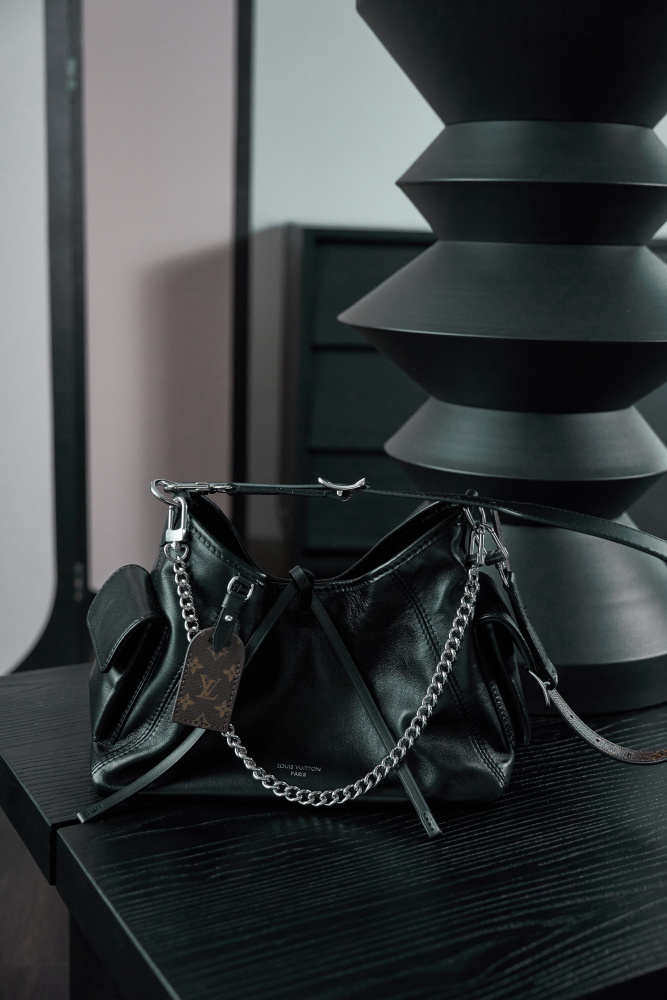 皮革質感特寫 LV M24861 CARRYALL 小號手袋 頂級復刻