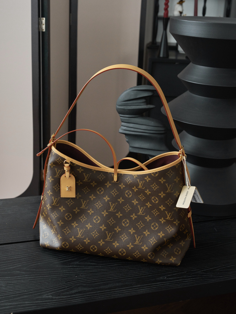 五金件細節 LV M46197 CARRYALL 中號手袋 頂級復刻