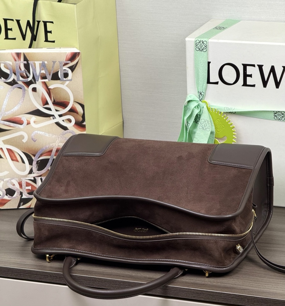 內裡細節 LOEWE小號柔軟牛皮革 Amazona 180 手袋 頂級復刻
