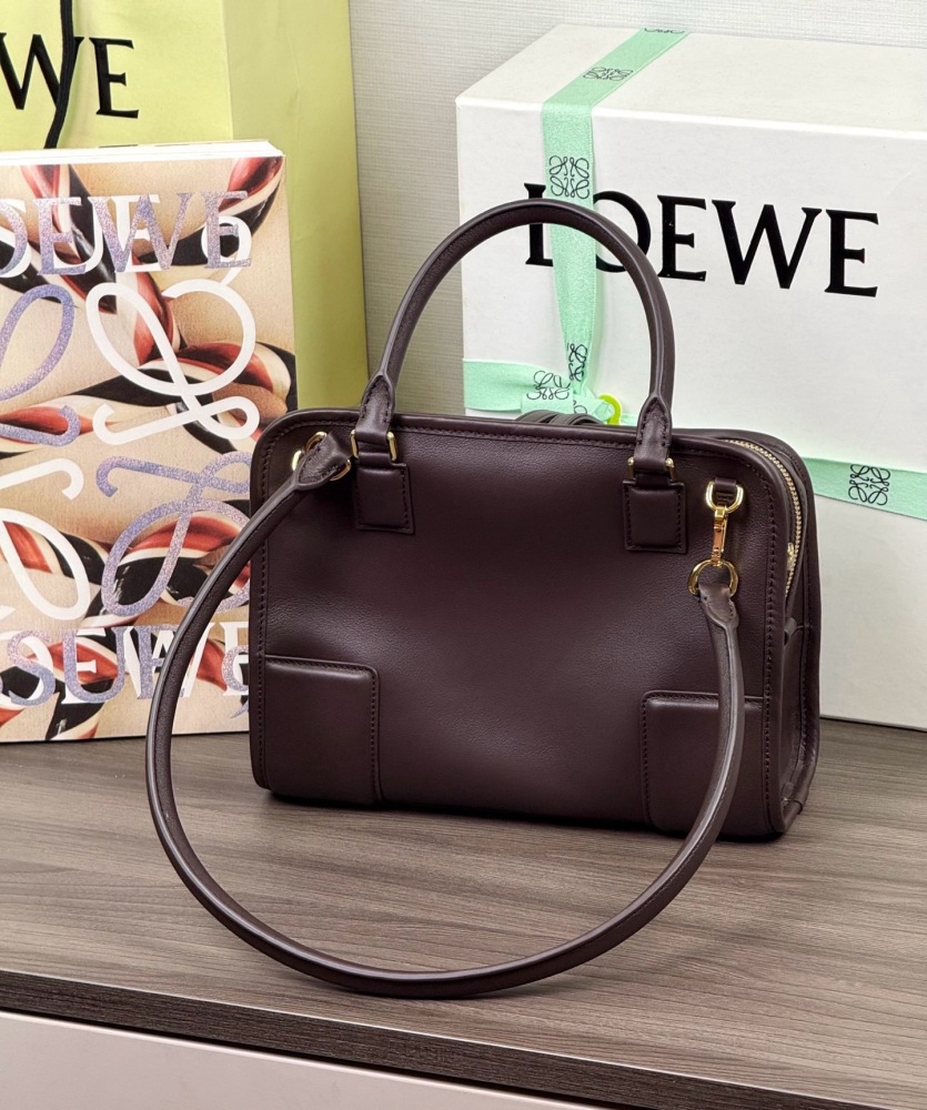 內裡細節 LOEWE小號柔軟牛皮革 Amazona 180 手袋 頂級復刻