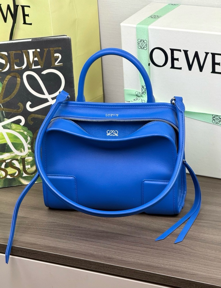 內裡細節 LOEWE小號柔軟牛皮革 Amazona 180 手袋 頂級復刻