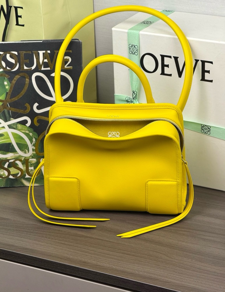 內裡細節 LOEWE小號柔軟牛皮革 Amazona 180 手袋 頂級復刻