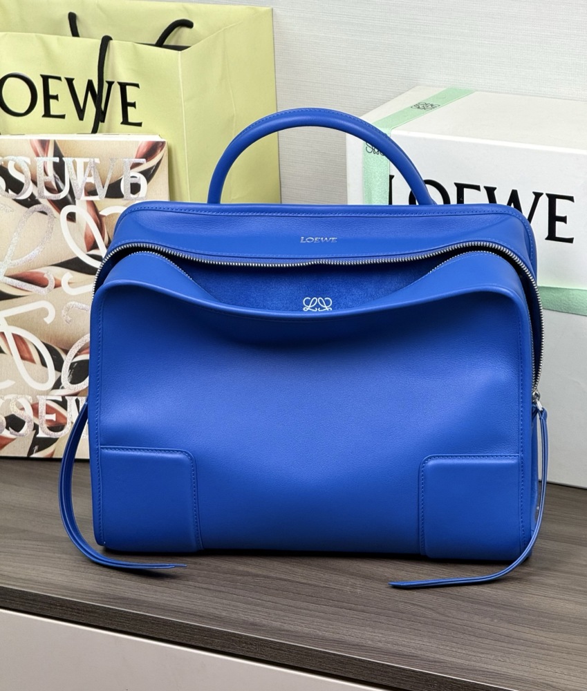 內裡細節 LOEWE大号 Amazona 180 牛皮革手袋 頂級復刻
